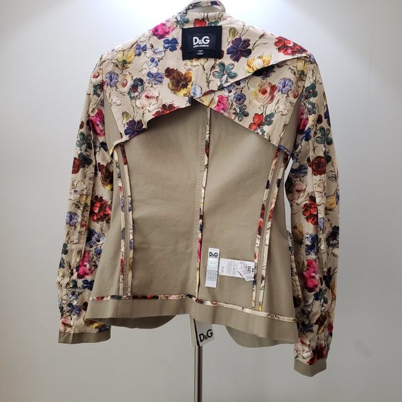 Rare Authentic Vintage DOLCE & GABBANA GIACCA 1BOT LANCIA Khaki Beige Blazer, Wo - Picture 1 of 4